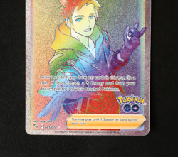 Pokemon Card TCG - Spark 085/078 - Pokemon GO - Rainbow Secret Rare - NM ⭐ - Image 3