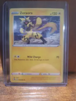 Pokemon Zeraora Trading Card - Basic, Wild Charge 70 HP Nonholo 102/264 - Image 1