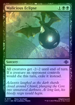 Malicious Eclipse Foil (111) The Lost Caverns of Ixalan LCI MTG Magic - Image 1
