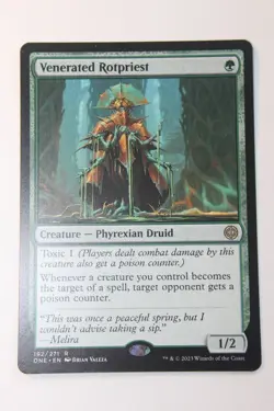 MTG Venerated Rotpriest x1- -Phyrexia: All Will Be One-Pack Fresh - Image 1