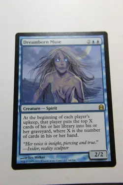 MTG Dreamborn Muse x1- -Commander 2011-Lightly Played - Image 1