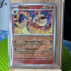 Flareon Reverse Holo 136/165 Scarlet & Violet 151 Pokemon Card - Image 1