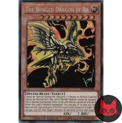 Yugioh The Winged Dragon of Ra TN19-EN009 Secret Rare Limited Edition NM - Image 1