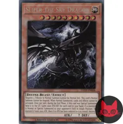 Yugioh Slifer the Sky Dragon TN19-EN008 Secret Rare Limited Edition NM - Image 1