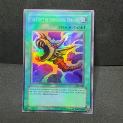 Yugioh The Flute of Summoning Dragon SDK-042 Super Rare HOLO BLEED - VLP 💎 - Image 1