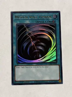 Yu-Gi-Oh! Mystical Space Typhoon *ULTRA RARE* RA02-EN048 1st Edition NM - Image 1