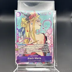 One Piece TCG Black Maria OP08-074 Illustration Box Vol.2 Promo SEALED Foil - Image 1