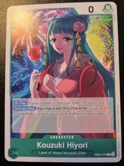 Kouzuki Hiyori EB03-016 Common One Piece Heroines Edition - Image 1
