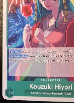 Kouzuki Hiyori EB03-016 Common One Piece Heroines Edition - Image 4