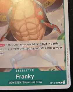Franky OP10-034 Common Royal Blood One Piece Card Game - Image 5