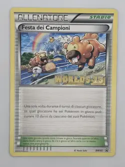 Pokemon ITALIAN Champions Festival (Festa dei Campioni) BW95 Worlds 13 Promo LP - Image 1