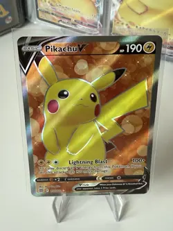 Pokemon Pikachu v Full Art Card 157/172 Brilliant Stars MINT/NM - Image 2
