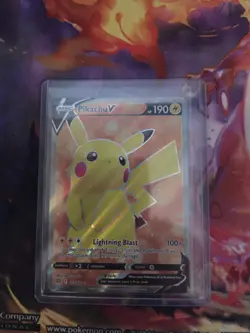 Pokemon Pikachu v Full Art Card 157/172 Brilliant Stars MINT/NM Condition - Image 1
