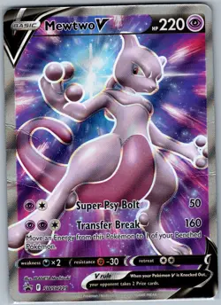 Mewtwo V Holo Promo SWSH: Sword & Shield Promo Cards SWSH229 HP - Image 1