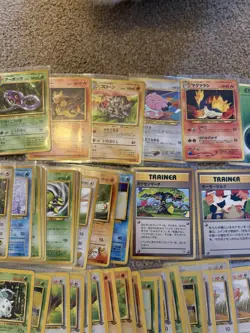 WOTC Base - 2006 175+ Vintage Pokemon Card Bundle Job Lot,Japanese Mix Condition - Image 4