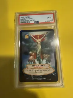 Angel Storm, - Hyborian Gates CCG card (1995 Cardz) Boris Vallejo TCG PSA 6 - Image 1