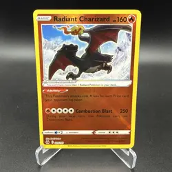 Radiant Charizard 020/159 Crown Zenith NM Holofoil Rare Pokemon Card - Image 1