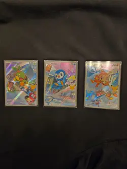 Pokemon Turtwig Chimchar Piplup 3-Card Lot First Partner Series 1 Gen 4 Sinnoh - Image 2