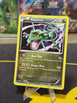 Pokemon TCG Rayquaza Black Star Holo Promo Card XY141 MP-HP - Image 1