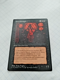 Mtg Sorceress Queen (Hexinkonigin) FBB German Regular - Uncirculated - Image 2