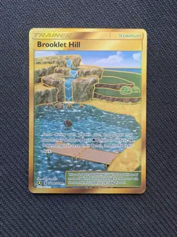 Brooklet Hill SV88/SV94 Pokemon TCG Card Shiny Holo Gold Rare Hidden Fates NM - Image 1