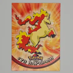 Rapidash #78 Topps Trading Cards Series 2 Blue Logo Pokemon - Non Holo - Image 1