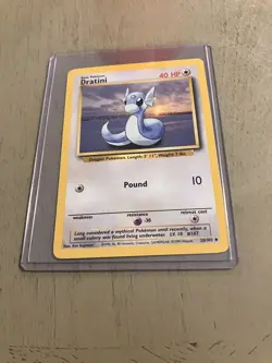 Pokemon Card Dratini 026/102 Base Set Regular 1999 - Image 1