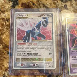 Pokemon TCG DP Black Star Promos 2-Card Holo Lot Dialga LV.X DP17 Mewtwo DP28 - Image 1