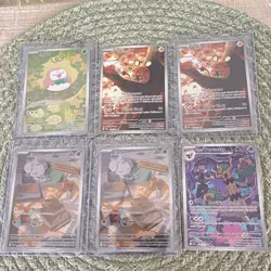 Pokemon TCG Pokemon GO | Holo English 6-Card Lot | Rowlet Dedenne Espurr - Image 1