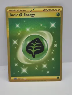 Pokemon Cards Basic Grass Energy 278/193 Paldea Evolved Hyper Rare NM - Image 1