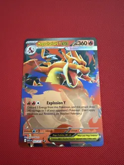 Pokemon TCG Ascended Heroes Mega Charizard Y ex 022/217 Double Rare Holo - Image 1