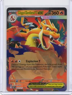 Mega Charizard Y ex Double Rare ME: Ascended Heroes 022/217 Pokemon TCG - Image 1