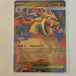 Pokemon TCG Mega Charizard Y EX 022/217 Evolutions Ultra Rare Holo EN 360 HP - Image 1