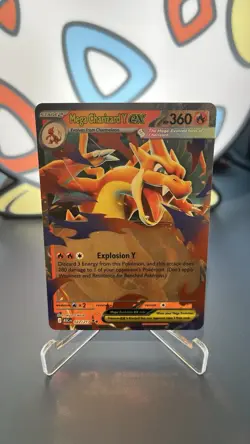 Ascended Heroes Mega Charizard Y Ex 022/217 Pokemon TCG Near Mint Condition - Image 1