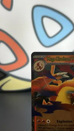 Ascended Heroes Mega Charizard Y Ex 022/217 Pokemon TCG Near Mint Condition - Image 2