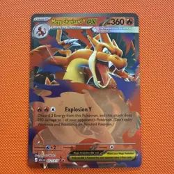 Mega Charizard Y ex - 022/217 - Ascended Heroes - Double Rare Pokemon TCG Card - Image 1