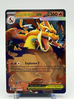 Mega Charizard Y ex - 022/217 - Ascended Heroes - Double Rare Pokemon TCG Card - Image 1
