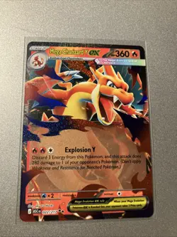 Pokemon TCG Mega Charizard Y EX 022/217 Holo Ultra Rare Ascended Heroes - Image 1