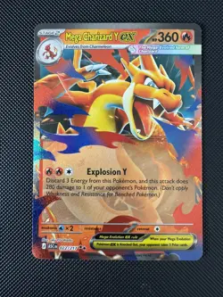 Mega Charizard Y ex - 022/217 - Ascended Heroes - Double Rare Pokemon TCG Card - Image 1