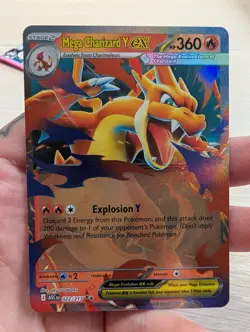 Mega Charizard Y ex 022/217 Double Rare - Pokemon TCG Ascended Heroes - NM - Image 1