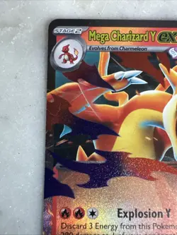 Mega Charizard Y ex 022/217 NM - Pokemon TCG Ascended Heroes [FAST SHIPPING!!] - Image 2