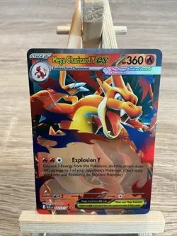 Pokemon TCG Mega Charizard Y EX 022/217 Ultra Rare Holo Card - Image 1