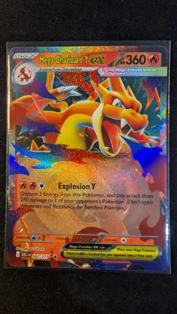Mega Charizard Y ex 022/217 Double Rare NM - Ascended Heroes | Pokemon TCG - Image 1