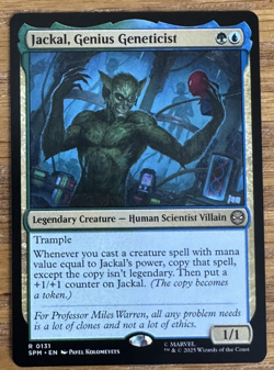 MTG Marvel Spider-Man, Jackal, Genius Geneticist - Image 1