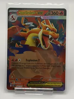 Pokemon TCG Mega Charizard Y EX Ascended Heroes 022/217 Holo Rare NM/M - Image 1