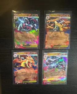 Pokemon TCG Mega Charizard X Y EX Promo EX Bundle 29 30 022/217 013/094 - Image 1