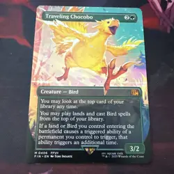 MTG Final Fantasy Traveling Chocobo Borderless Foil #406 M0406 NM/M - Image 3