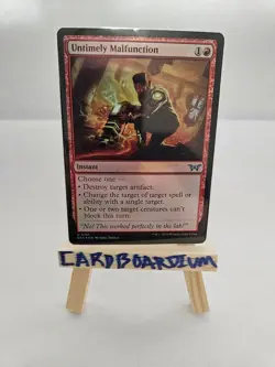 FOIL - Untimely Malfunction - Duskmourn: House of Horror (DSK) - MTG - Image 1