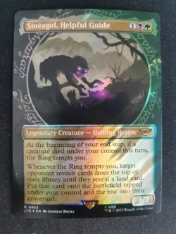 MTG Smeagol, Helpful Guide Lotr Showcase: Tales of Middle-earth 822 *SURGE FOIL* - Image 1