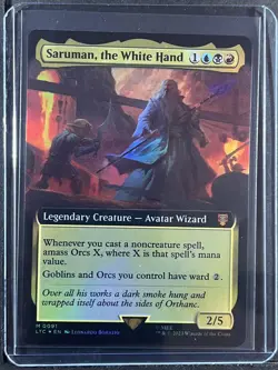 Saruman, the White Hand (Extended Art) #91 Lord of the Rings 250001 - Image 1